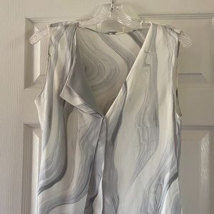 Elie Tahari Sleeveless Silk Blouse